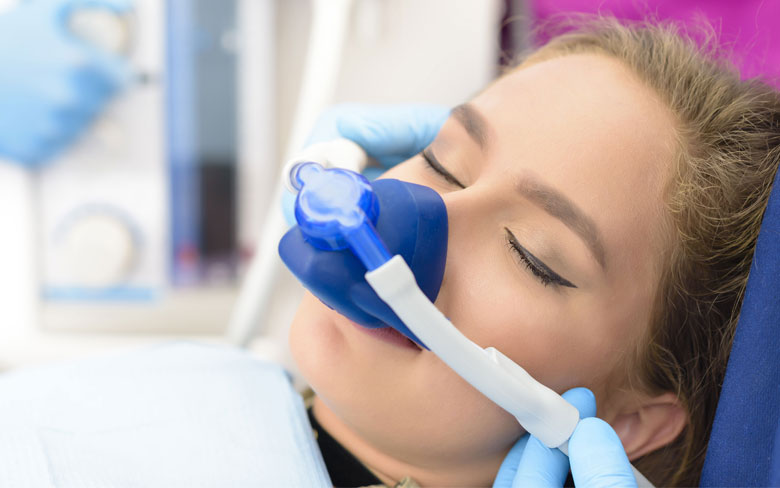 dental patient under nitrous oxide sedation Cape Coral FL